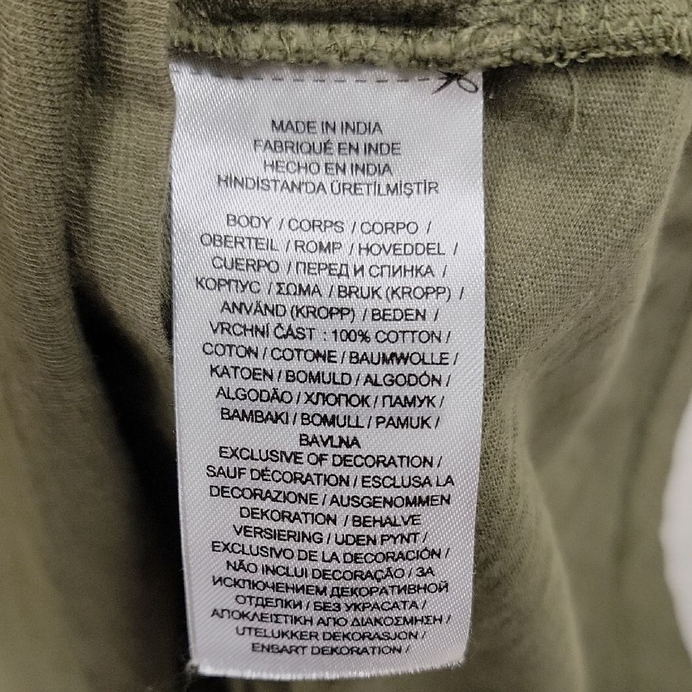 Lauren Ralph Lauren Military Inspired Short Sleeve Tee Green Size S Outdoor - Picture 11 of 12